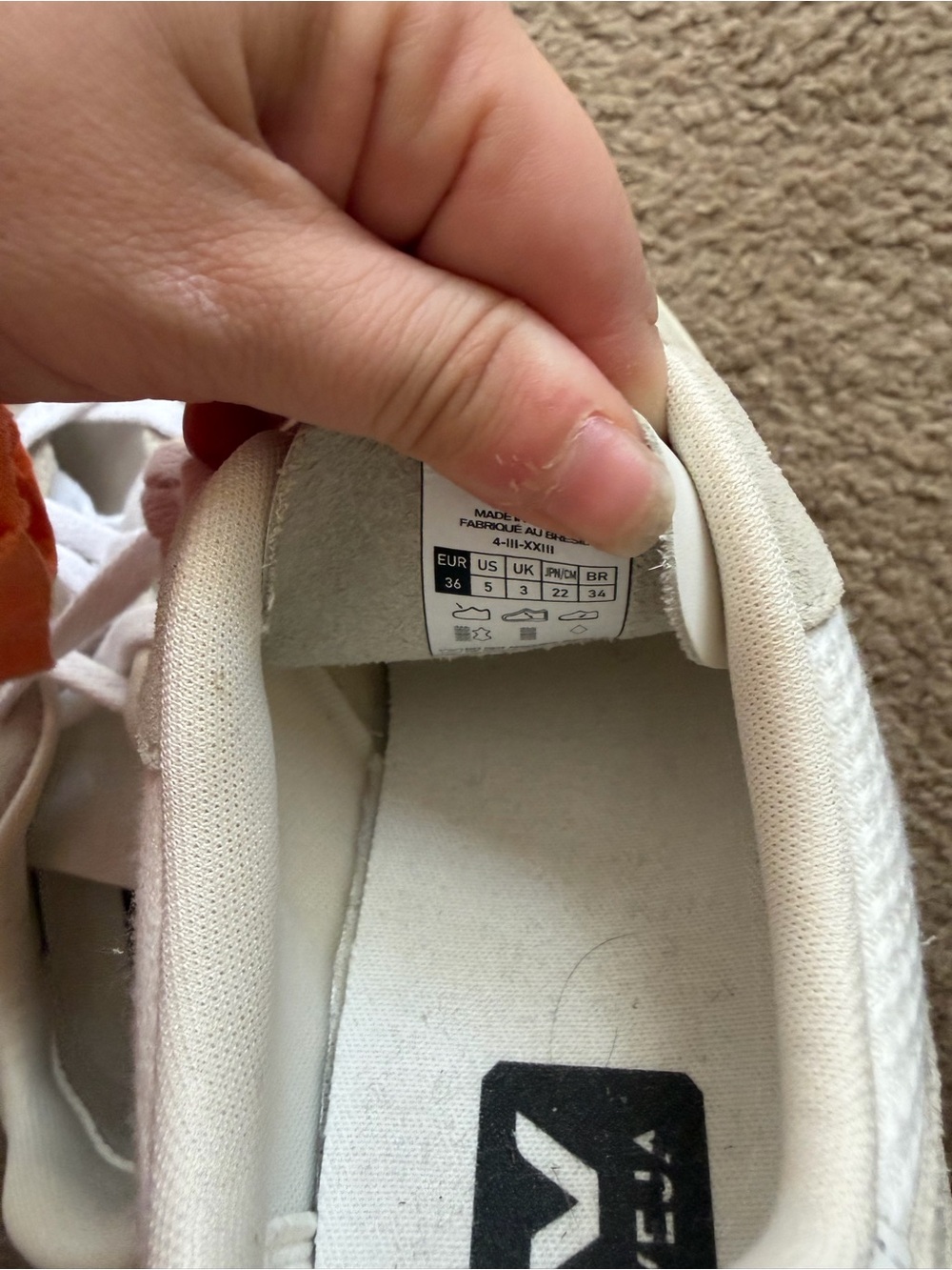 Vejas neutral used good condition size 5